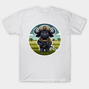 African Buffalo Tactical T-Shirt